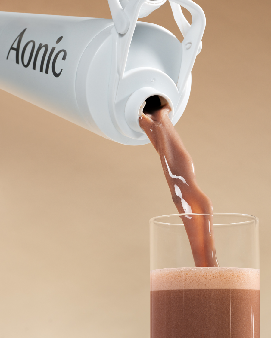 Aonic Fuel protein powder in a lifestyle setting