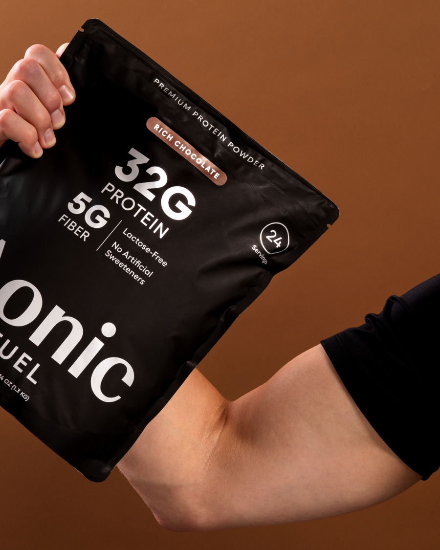 Aonic Fuel protein powder in a lifestyle setting